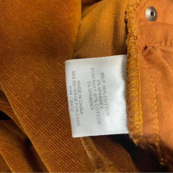 Modcloth Teaching Ease Corduroy Skinny Pants in Glazed Ginger - Picture 7 of 7